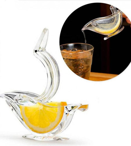 Transparent Fruit Squeezer with Acrylic Lemon Clip