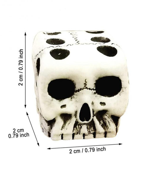 Load image into Gallery viewer, 1Pcs 6-Sided Skull Dice
