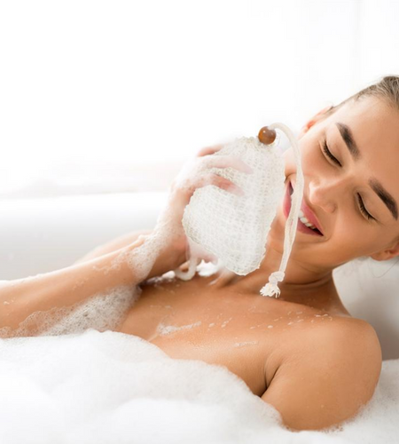 Exfoliating Soap Bag