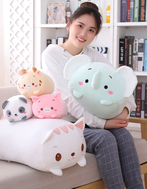 Load image into Gallery viewer, Soft Plush Cartoon Animal Pillow
