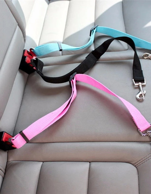 Load image into Gallery viewer, Adjustable Dog Safety Seat Belt
