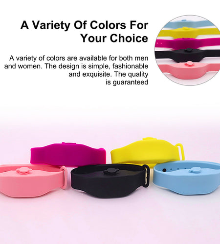 Silicone Hand Sanitizing Bracelet