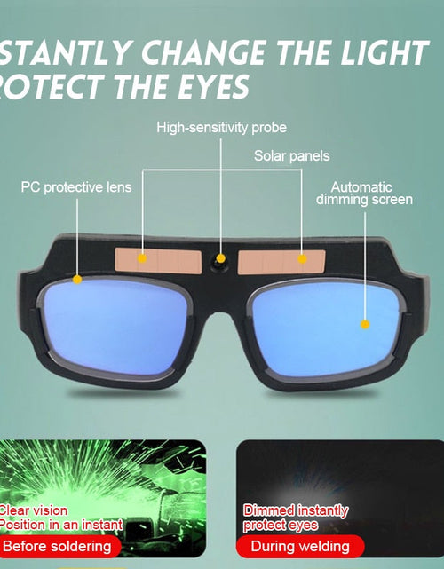 Load image into Gallery viewer, Griffin&#39;s Welding School™ Auto-Darkening Anti-Glare Goggles
