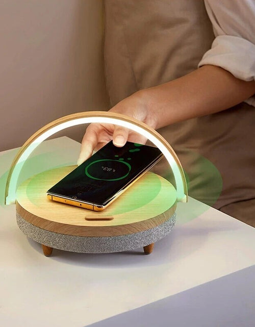 Load image into Gallery viewer, Wireless Charging Music Desk Lamp
