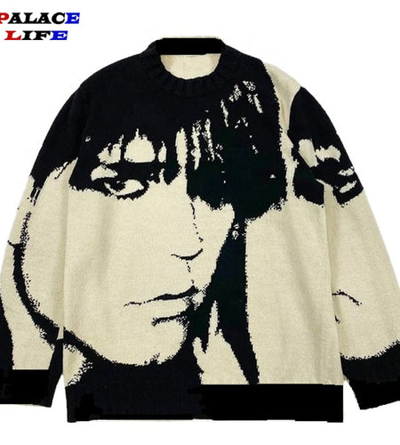 Japanese Style Anime Portrait Streetwear