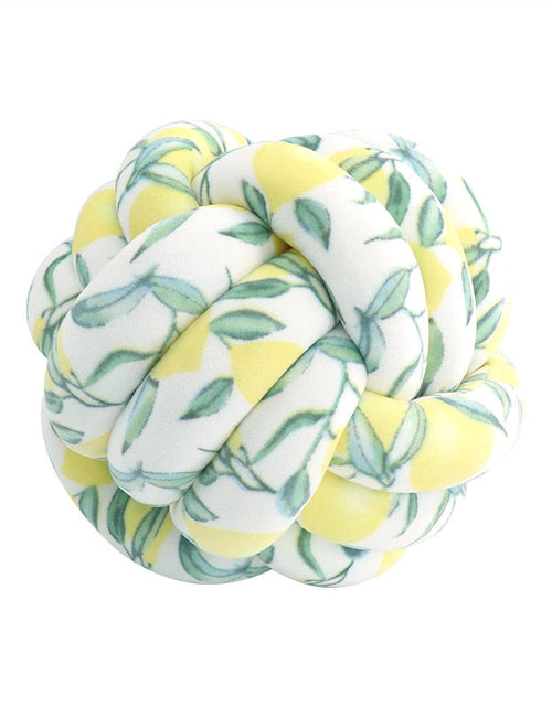 Load image into Gallery viewer, Knotted Ball Throw Pillow
