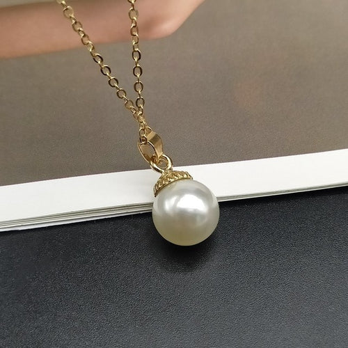 Load image into Gallery viewer, Shell Pearl Pendant
