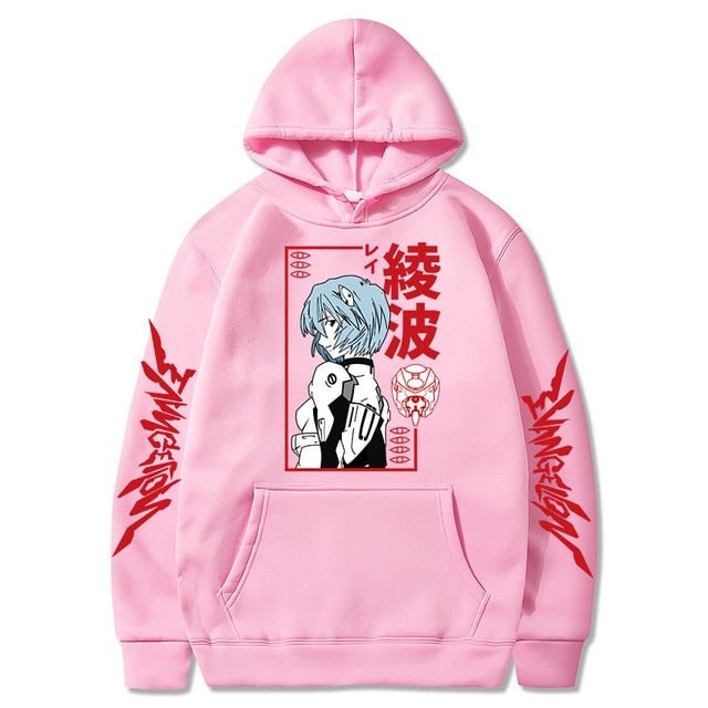 Anime EVA Men's Long Sleeve Hoodies