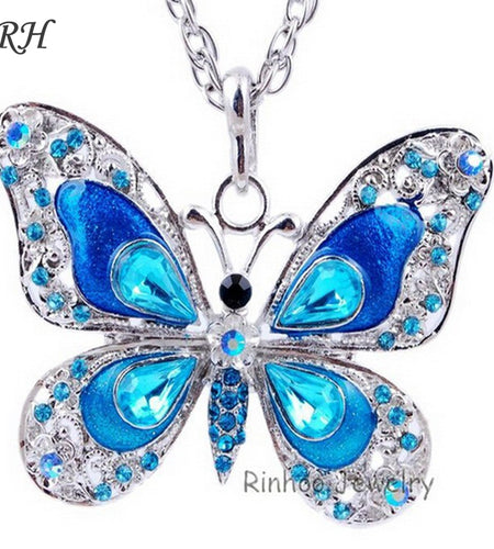 Colorful Butterfly Necklace