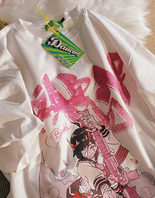 Load image into Gallery viewer, Japan JK Girl Anime Graphic T Shirts
