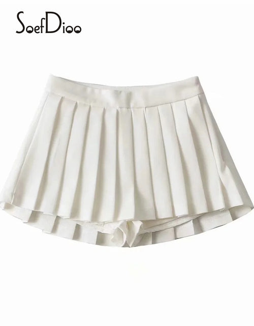 Load image into Gallery viewer, High Waist Side Zipper Skirt
