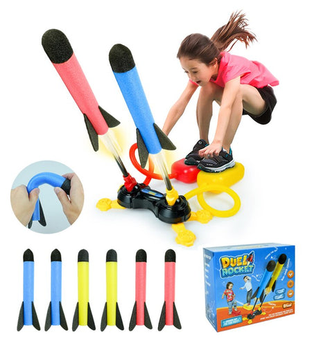 Children Outdoor Air Rocket Foot Launcher
