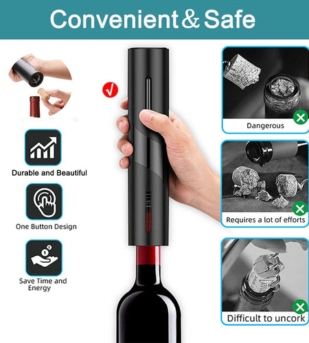 One-click Electric Wine Bottle Opener