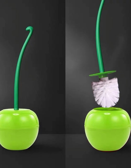 Load image into Gallery viewer, Cherry Shape Toilet Brush Holder Set
