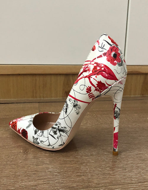 Load image into Gallery viewer, Veowalk Flowers Stiletto Pumps
