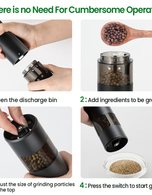 Load image into Gallery viewer, Electric Automatic Pepper And Salt Grinder
