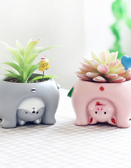 Load image into Gallery viewer, Cartoon Animal Flower Pots
