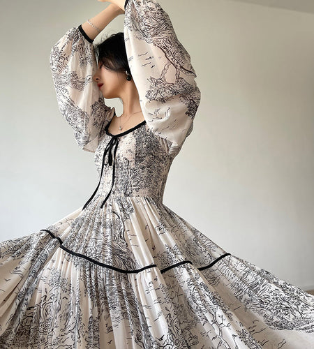 Tasha's Garden French Long Dress