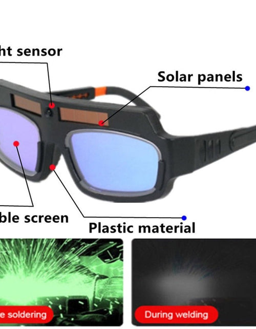 Load image into Gallery viewer, Griffin&#39;s Welding School™ Auto-Darkening Anti-Glare Goggles
