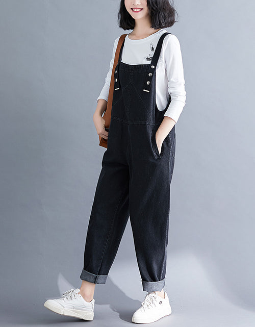 Load image into Gallery viewer, Jumpsuit Loose Suspenders
