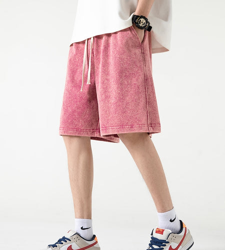 Summer Distressed Cotton Sweatshorts