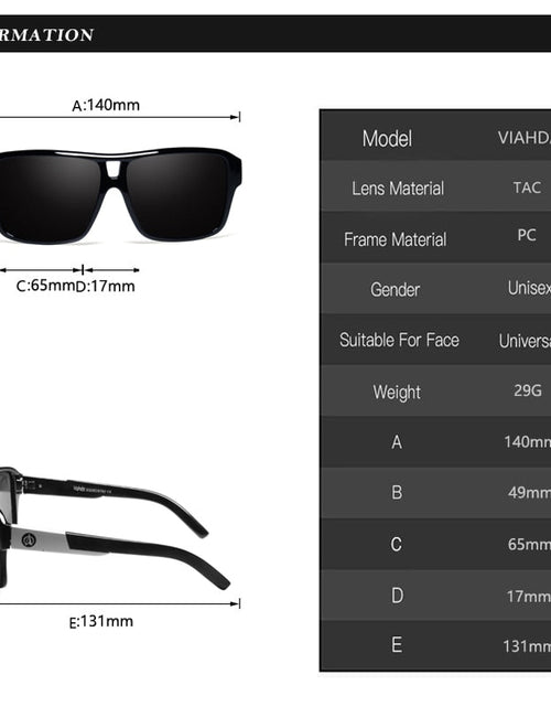 Load image into Gallery viewer, Polarized Sunglasses
