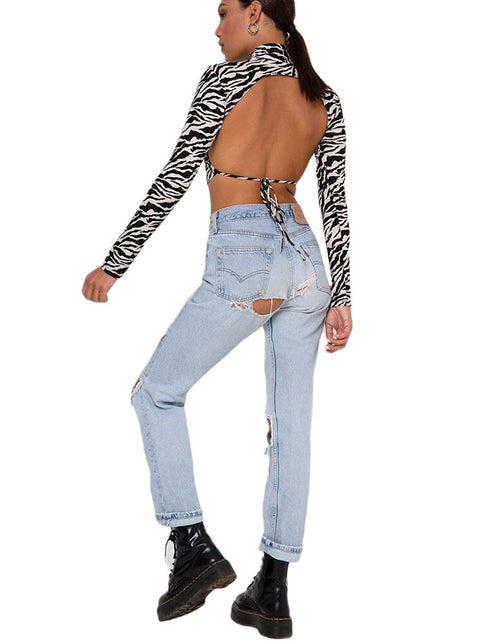 Load image into Gallery viewer, Dragon Printed Women Sexy Crop Top
