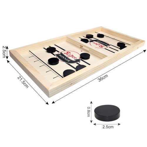 Load image into Gallery viewer, Table Hockey Fast Sling Puck Board Game
