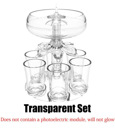 6 Shot Glass Dispenser Holder