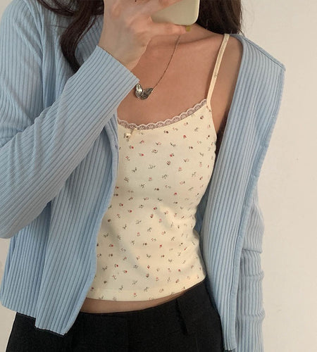 Casual Knitted Women Tank Top