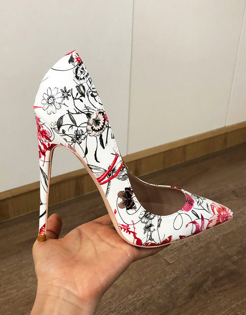 Load image into Gallery viewer, Veowalk Flowers Stiletto Pumps
