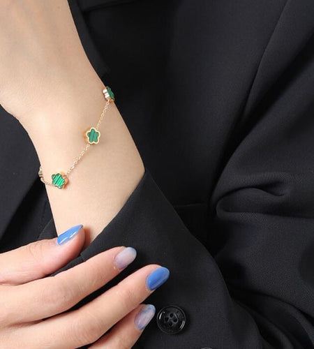 Flower Charm Bracelets