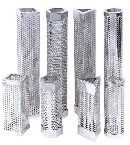 BBQ Stainless Steel  Perforated Mesh Smoker Tube