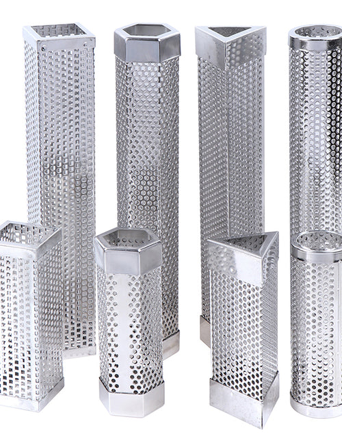 Load image into Gallery viewer, BBQ Stainless Steel  Perforated Mesh Smoker Tube
