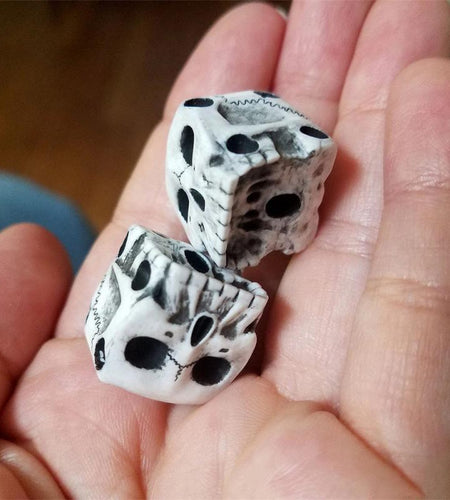 1Pcs 6-Sided Skull Dice