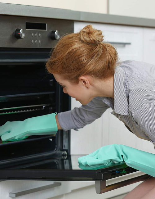 Load image into Gallery viewer, 1 Pair Silicone Dishwashing Scrubber
