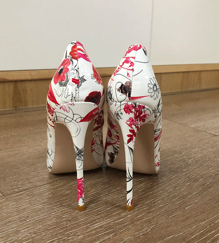 Veowalk Flowers Stiletto Pumps