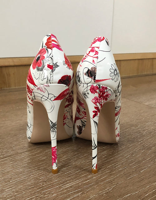 Load image into Gallery viewer, Veowalk Flowers Stiletto Pumps
