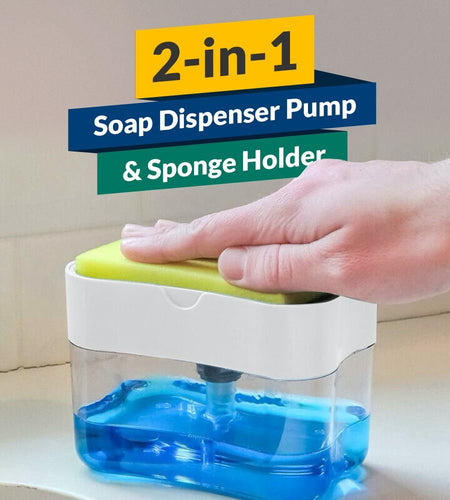 Soap Dispenser and Sponge Caddy