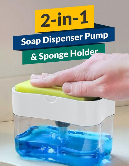 Load image into Gallery viewer, Soap Dispenser and Sponge Caddy
