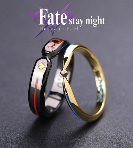 Anime Fate Stay Night Black Saber Rings