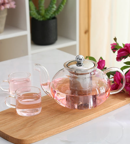 Glass Tea Pot and Cup