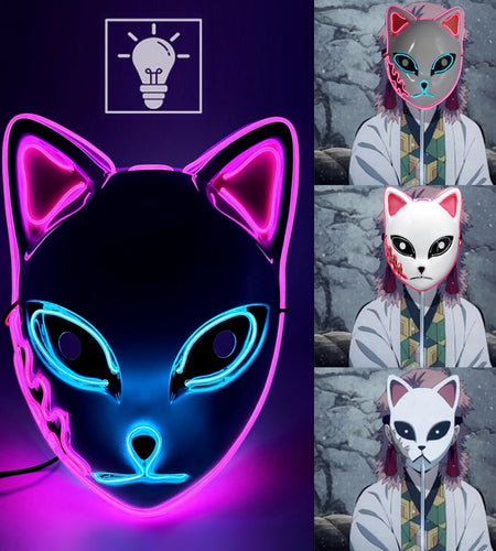 Halloween LED Cat Mask