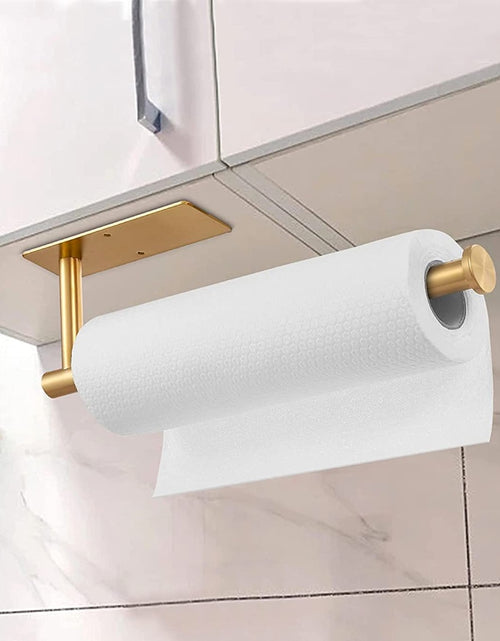 Load image into Gallery viewer, Adhesive Stainless Steel Toilet Paper Holder
