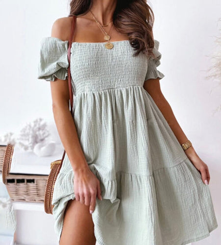 Queen Plain Short Dress