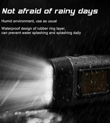Powered Rechargeable Flashlight