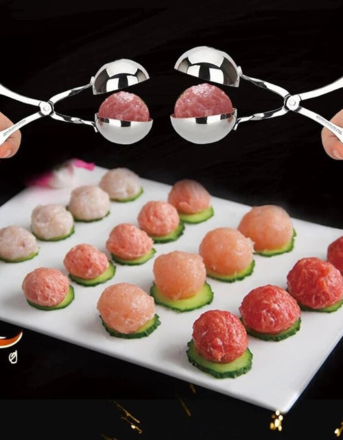 Load image into Gallery viewer, Stainless Steel Meatball Molder
