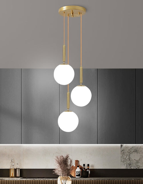 Load image into Gallery viewer, Modern LED Glass Ball Chandelier Lights
