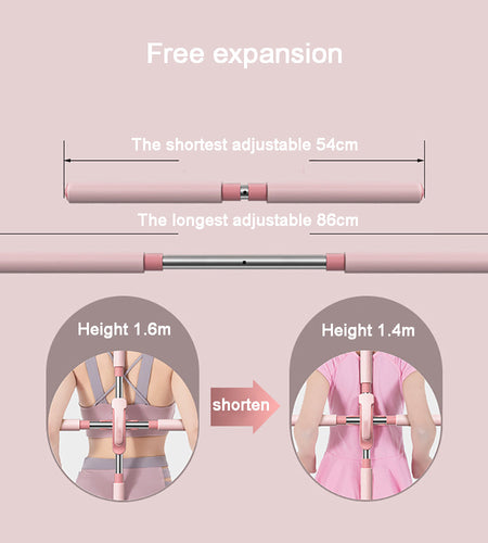 PostureBuddy- Adjustable Yoga Stick