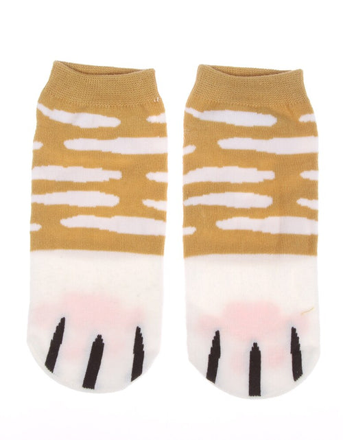 Load image into Gallery viewer, Cartoon Cute Cats Paw Socks
